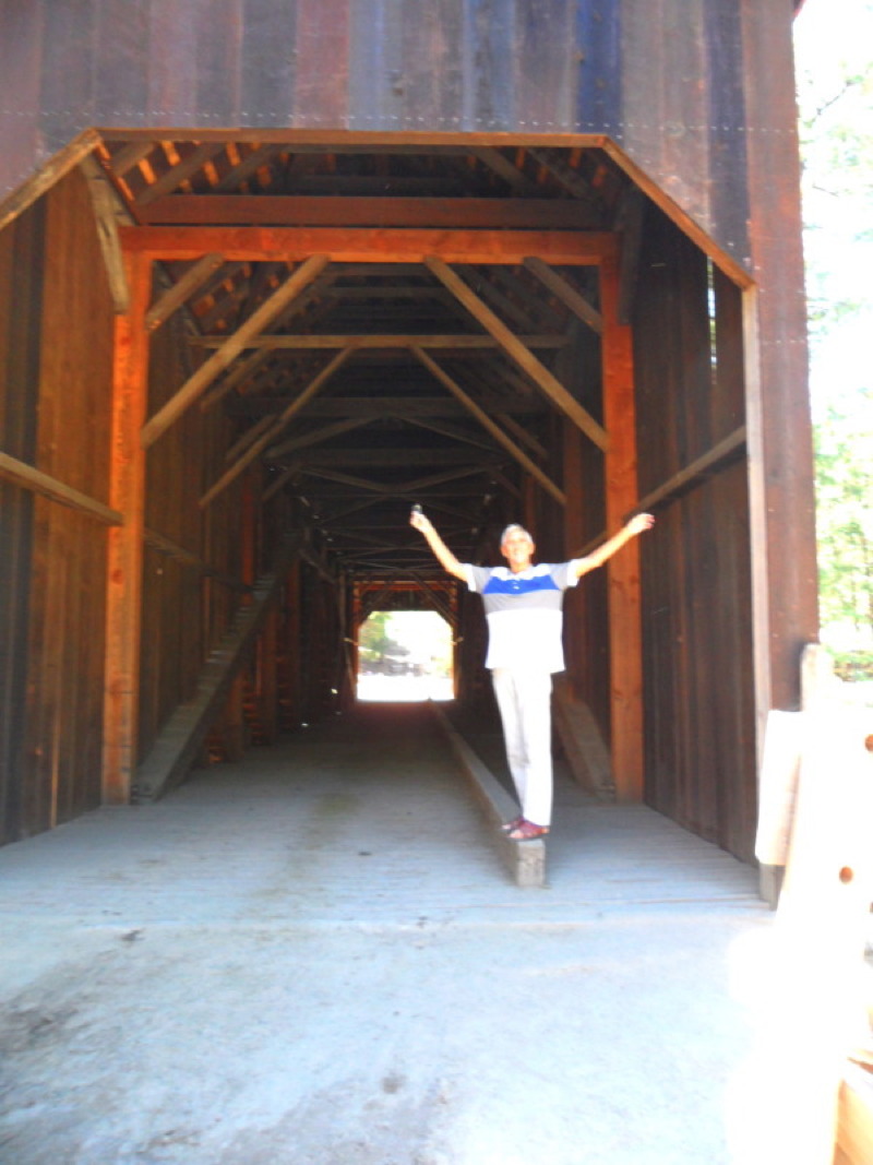 Ron at the Covered Bridge