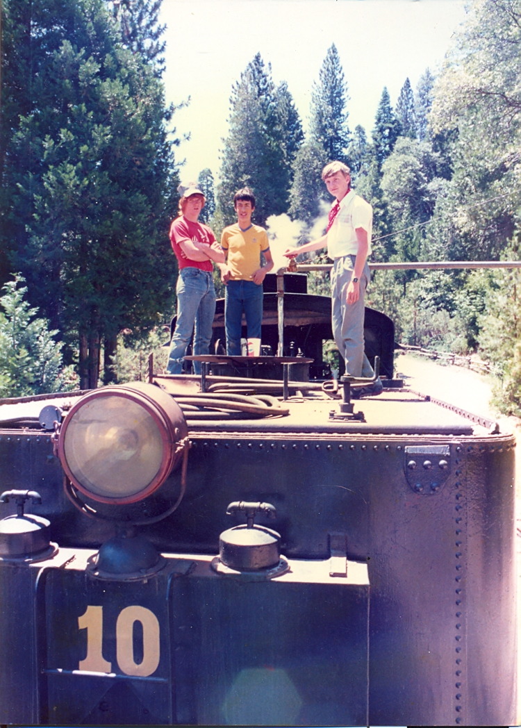 Tim Watering the Logger